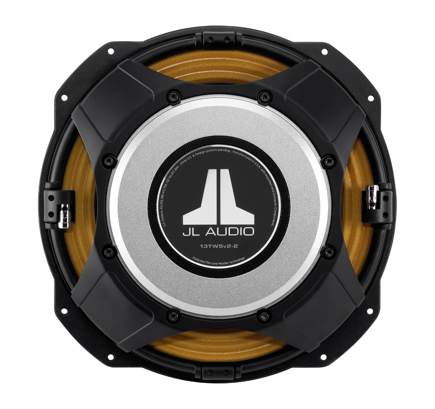 JL Audio 13TW5v2-4 13.5-inch Shallow Mount Subwoofer Single 4 Ohm
