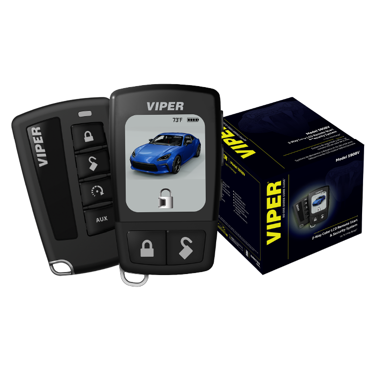 VIPER 5908V LCD 2-Way Security + Remote Start System – Stereo