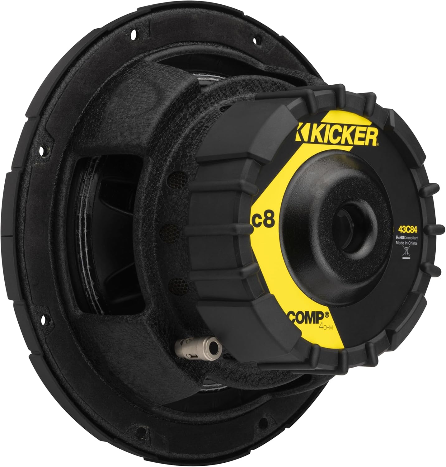 Kicker 43C84 8" Comp 4 Ohm SVC