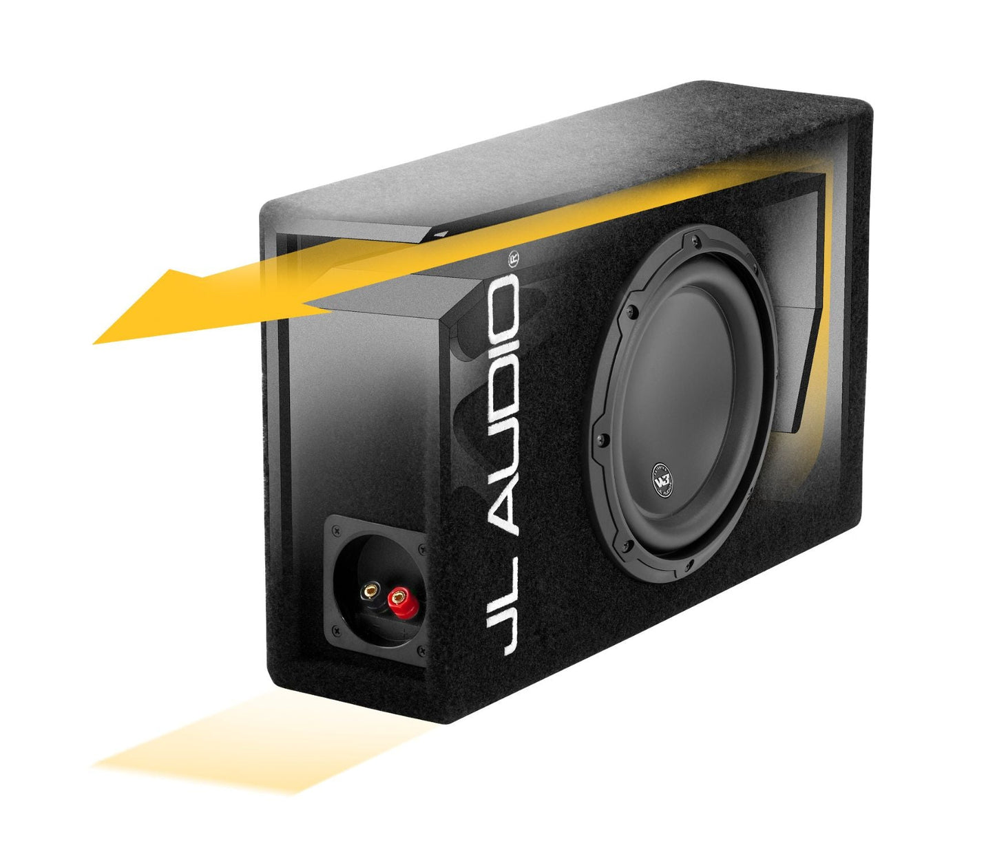 JL Audio CP108LG-W3v3 8" W3v3 MicroSub™ Enclosed Subwoofer