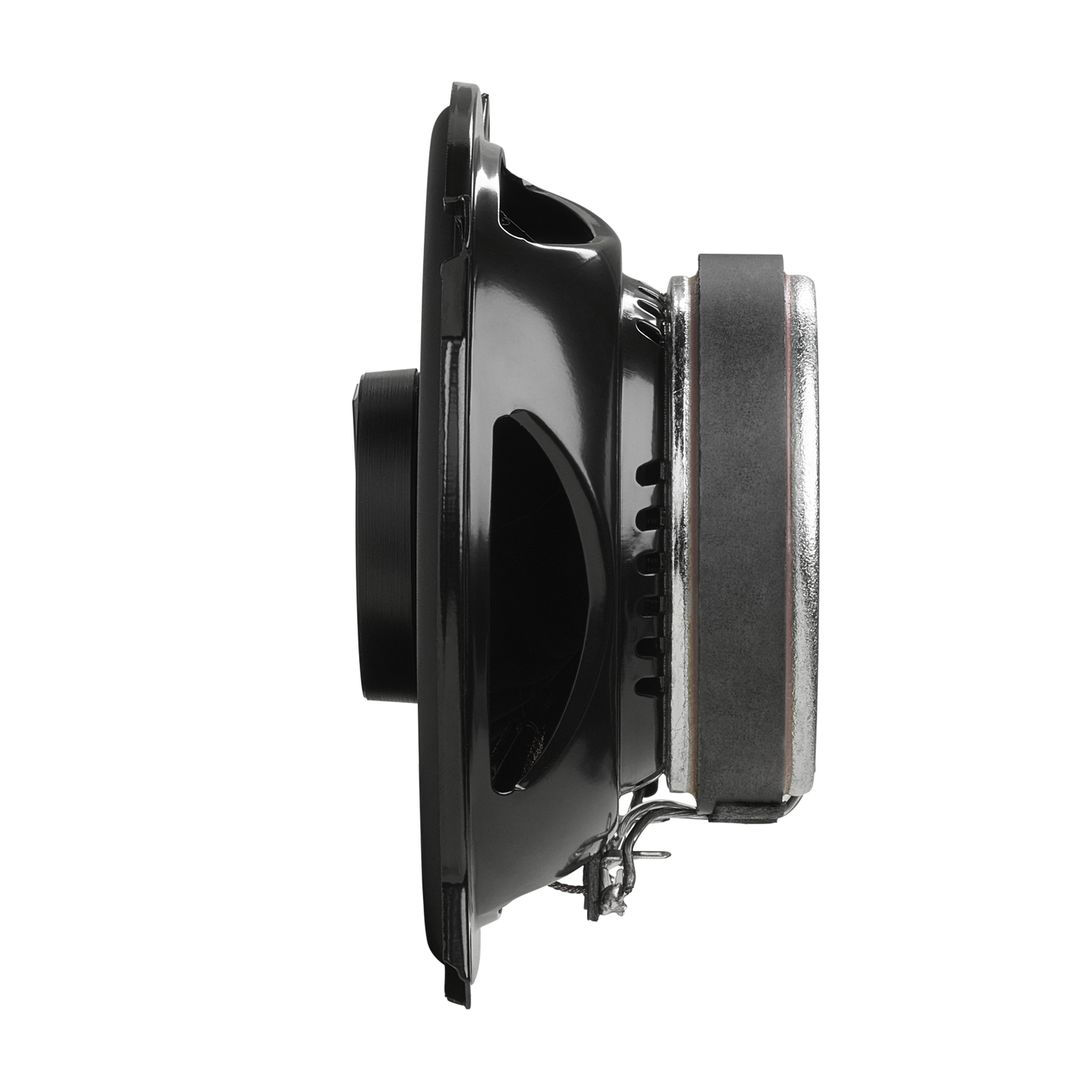 Side view of a car speaker