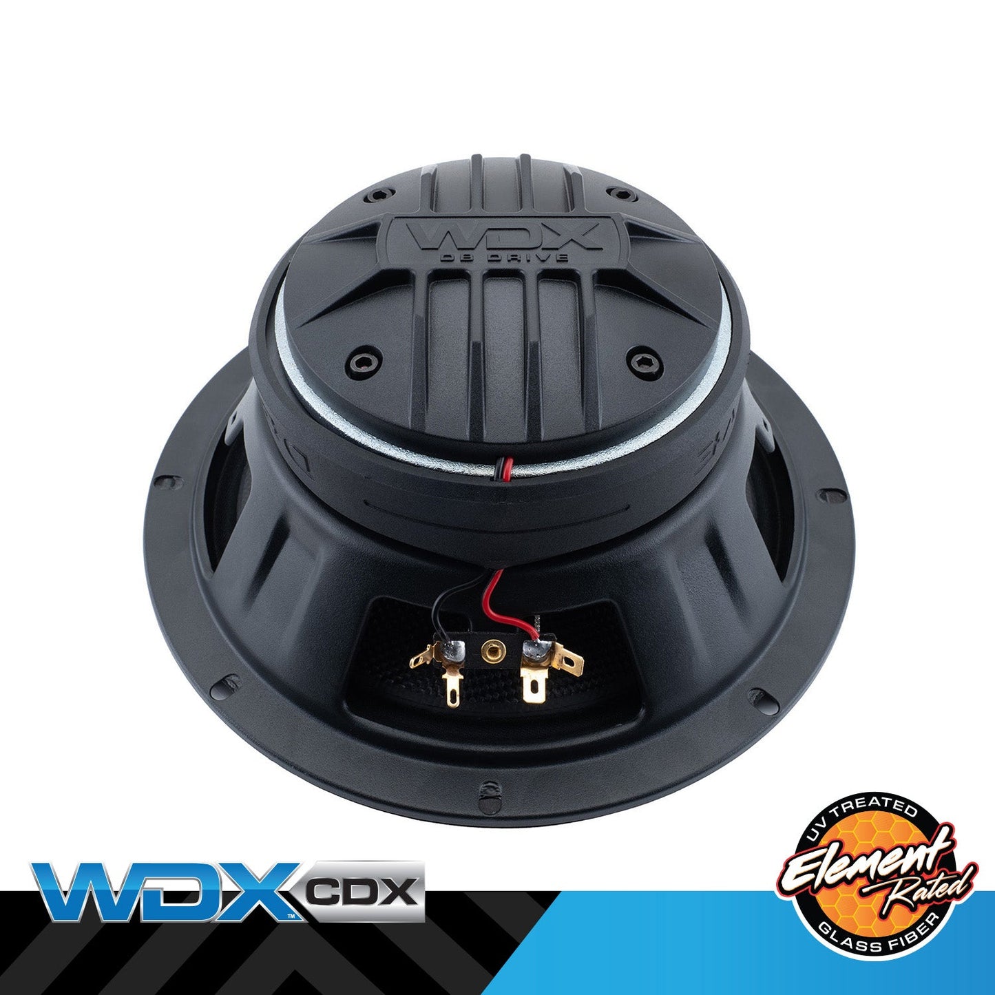 DB Drive WDX8MOTO-CDX 8-inch 2-Way Weather-Resistant Loudspeaker with Compression Driver