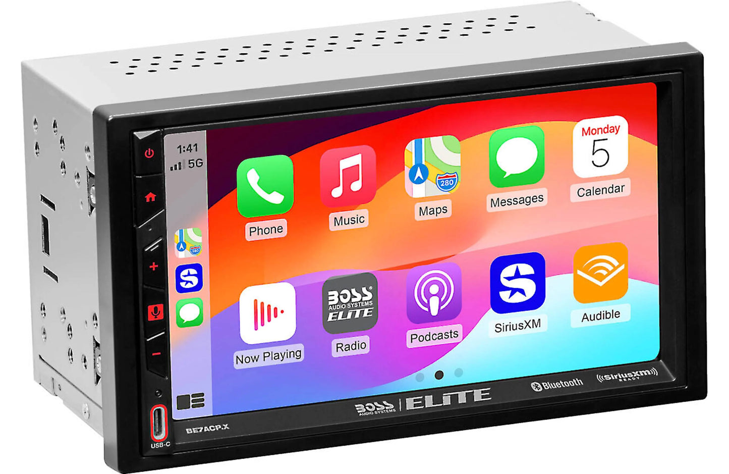 BOSS Elite BE7ACP.XC 7-inch Capacitive Touchscreen Car Stereo Apple CarPlay Android Auto
