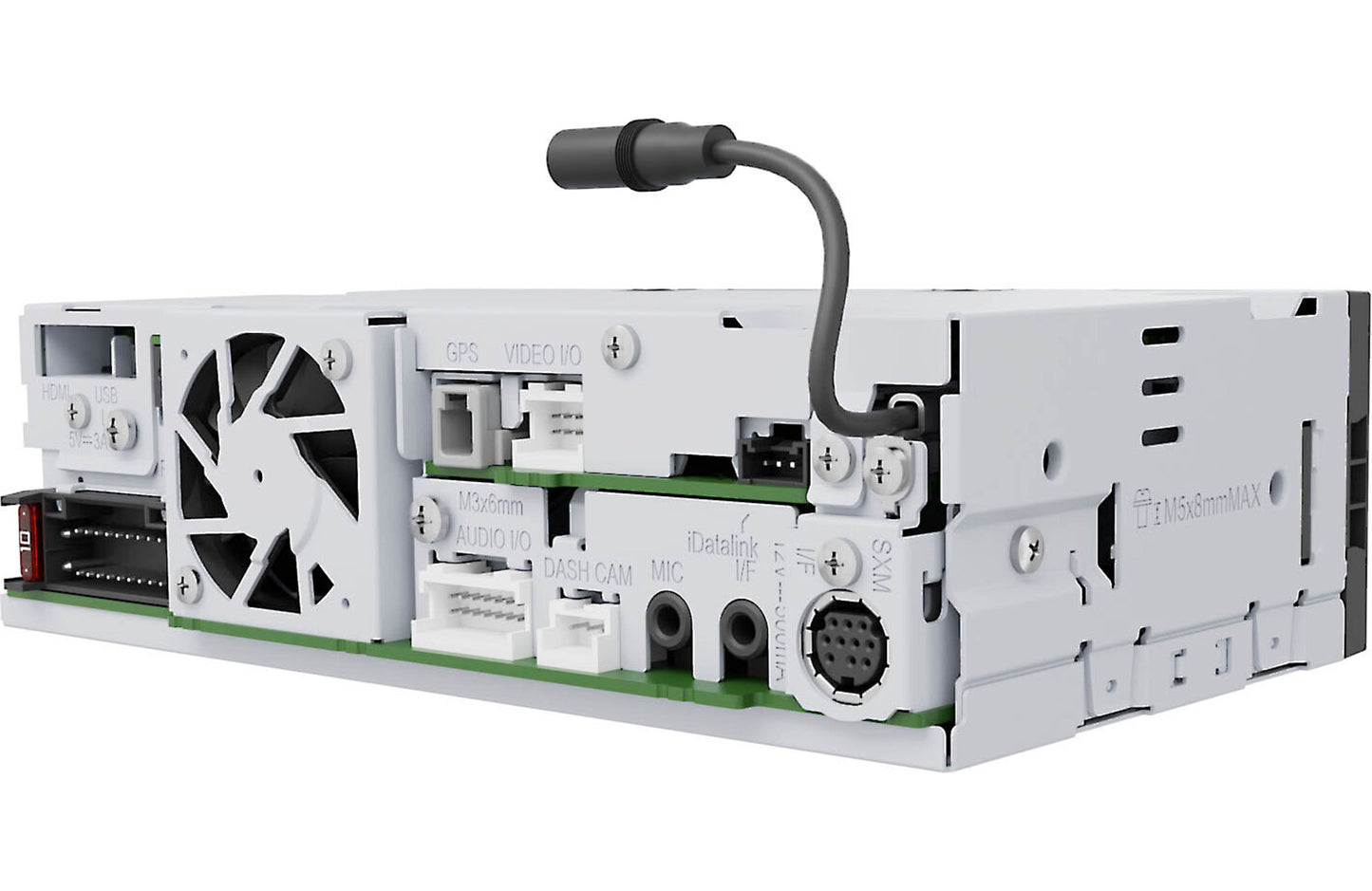 Kenwood DAX8000S 1-DIN Direct Replacement 8" Touchscreen Digital Multimedia Receiver