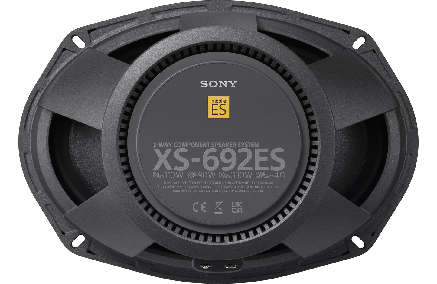 Sony XS-692ES | Mobile ES™ 6 x 9” (16 x 24 cm) 2-Way Component Car Speakers