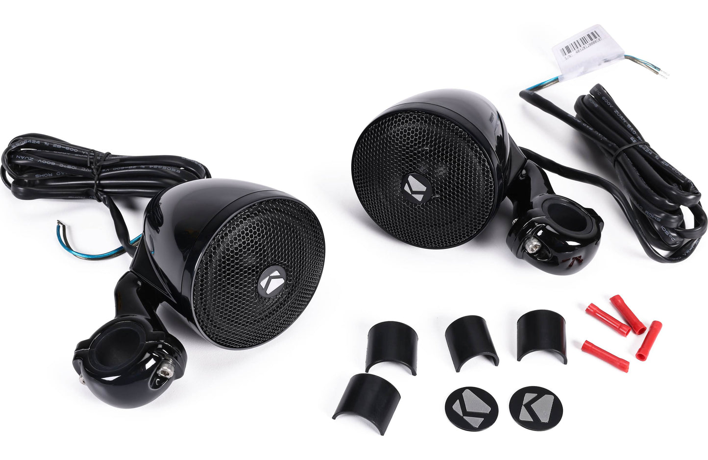 Kicker 47PSMB32 PSM 3" 2 Ohm Gloss Black Enclosed Speaker Pair