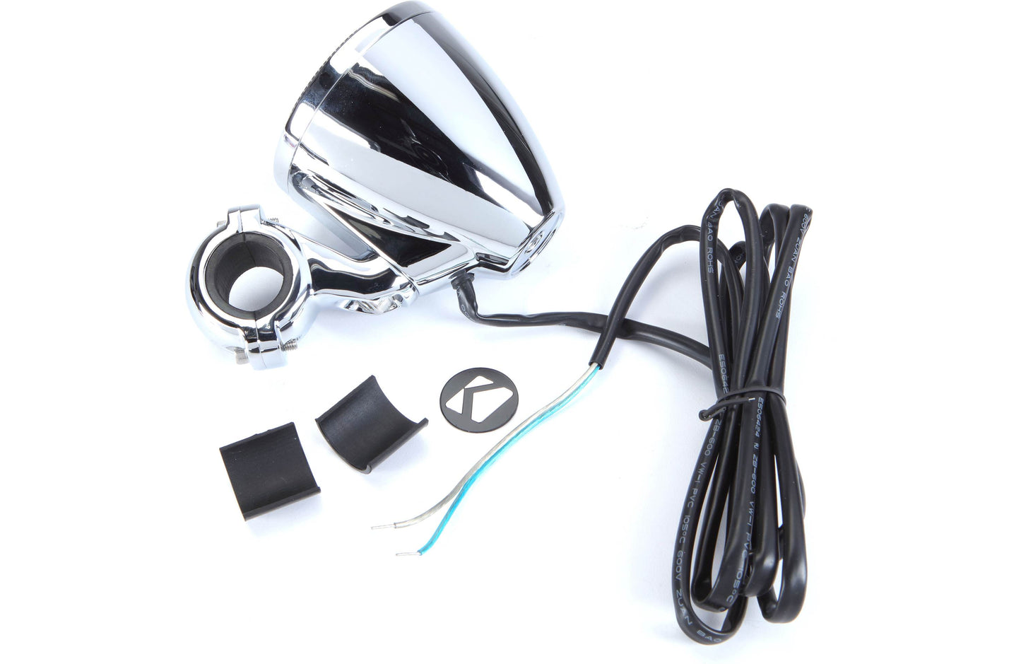 Kicker 47PSM34 PSM 3" 4 Ohm Chrome Enclosed Speaker Pair