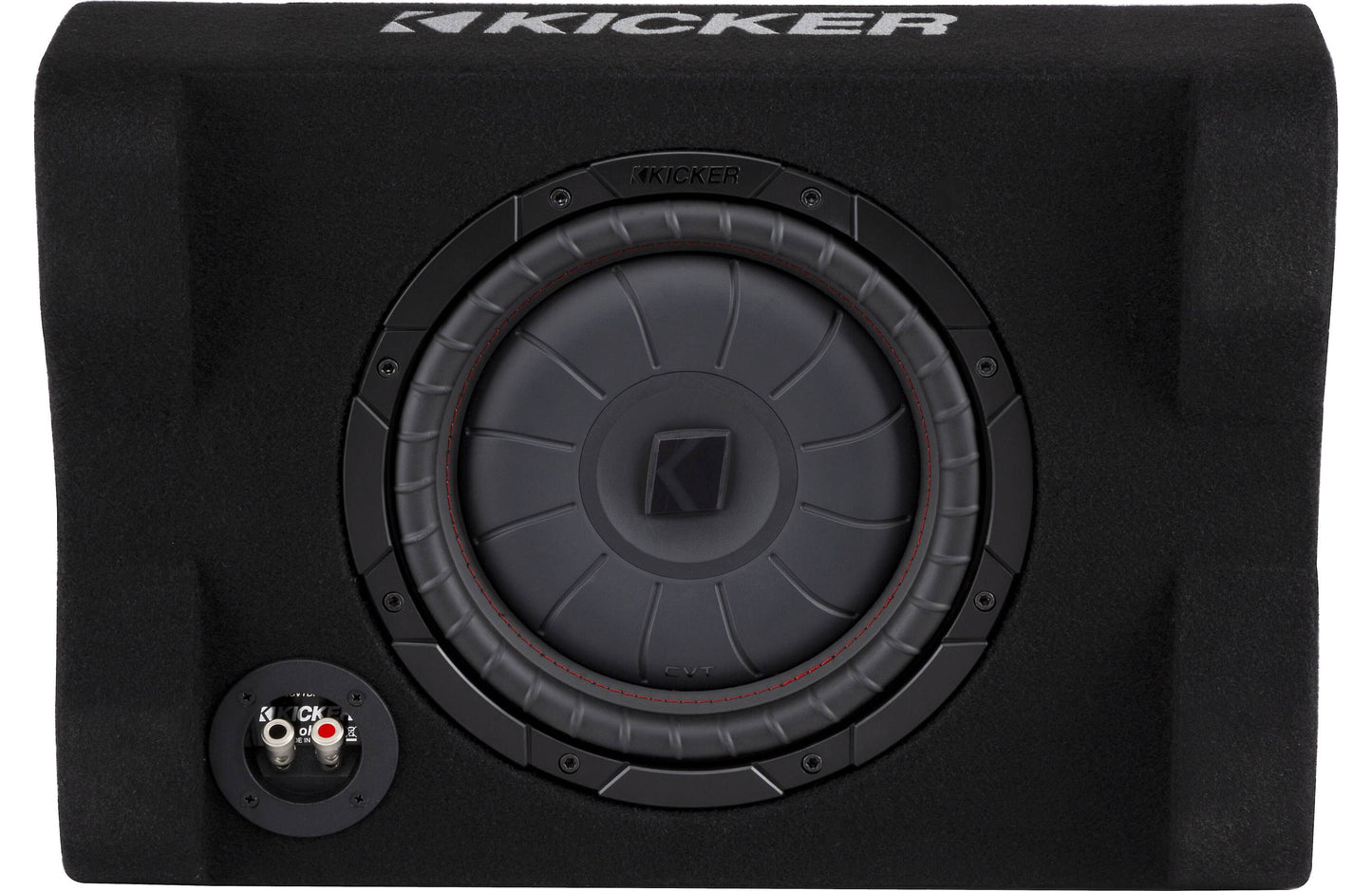Kicker 48CVTDF102 Down-Firing 10" CompVT 2-Ohm Enclosure
