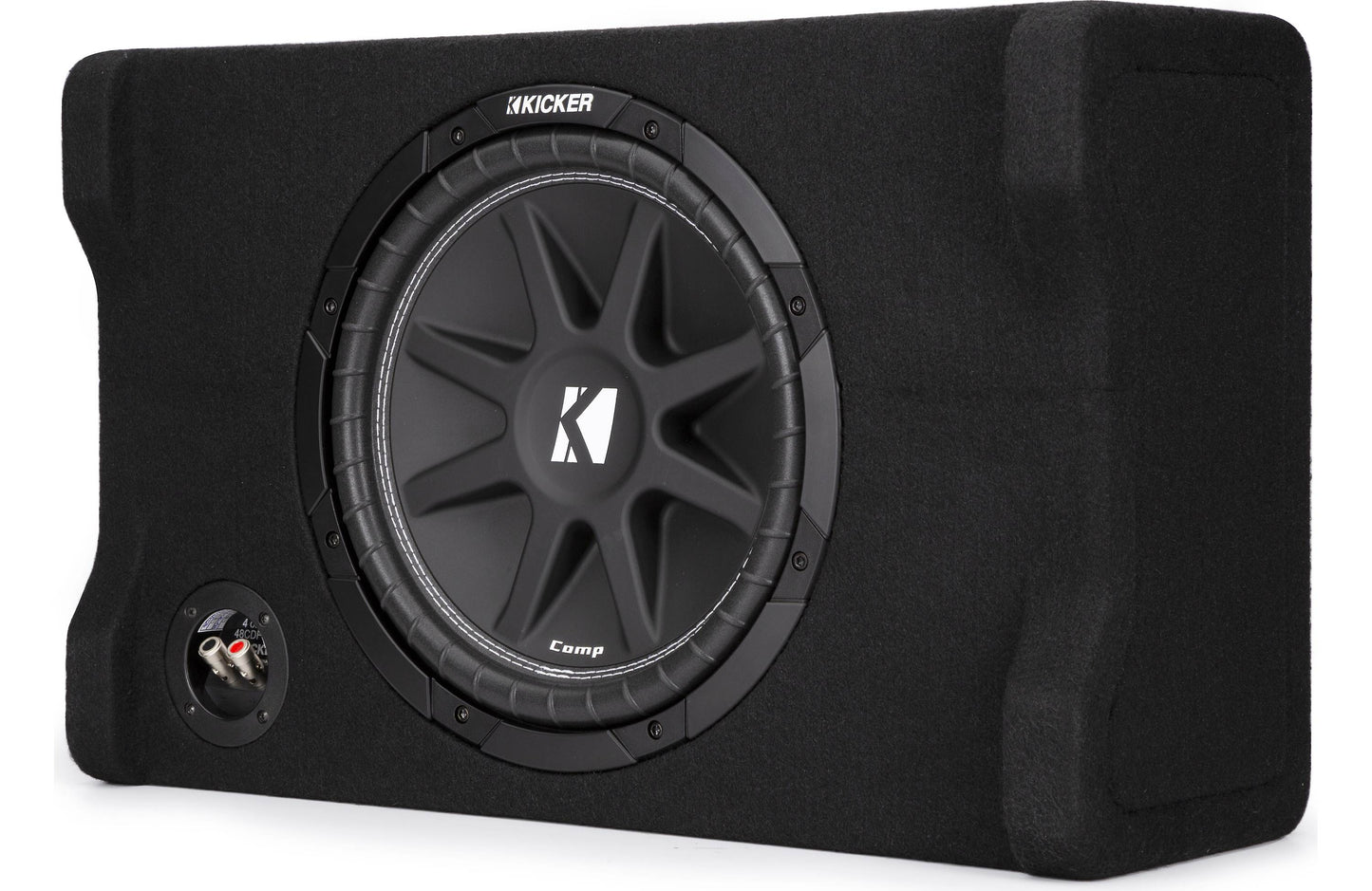Kicker 48CDF124 Down-Firing 12" Comp 4-Ohm Enclosure