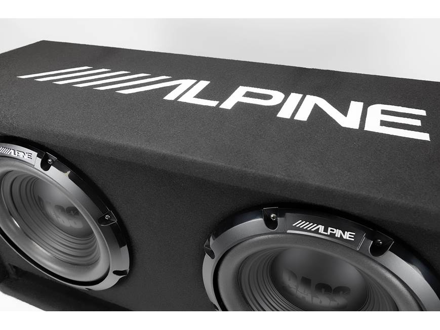 Alpine W-DB12V Vented Subwoofer Enclosure Dual 12 Inch Subwoofers