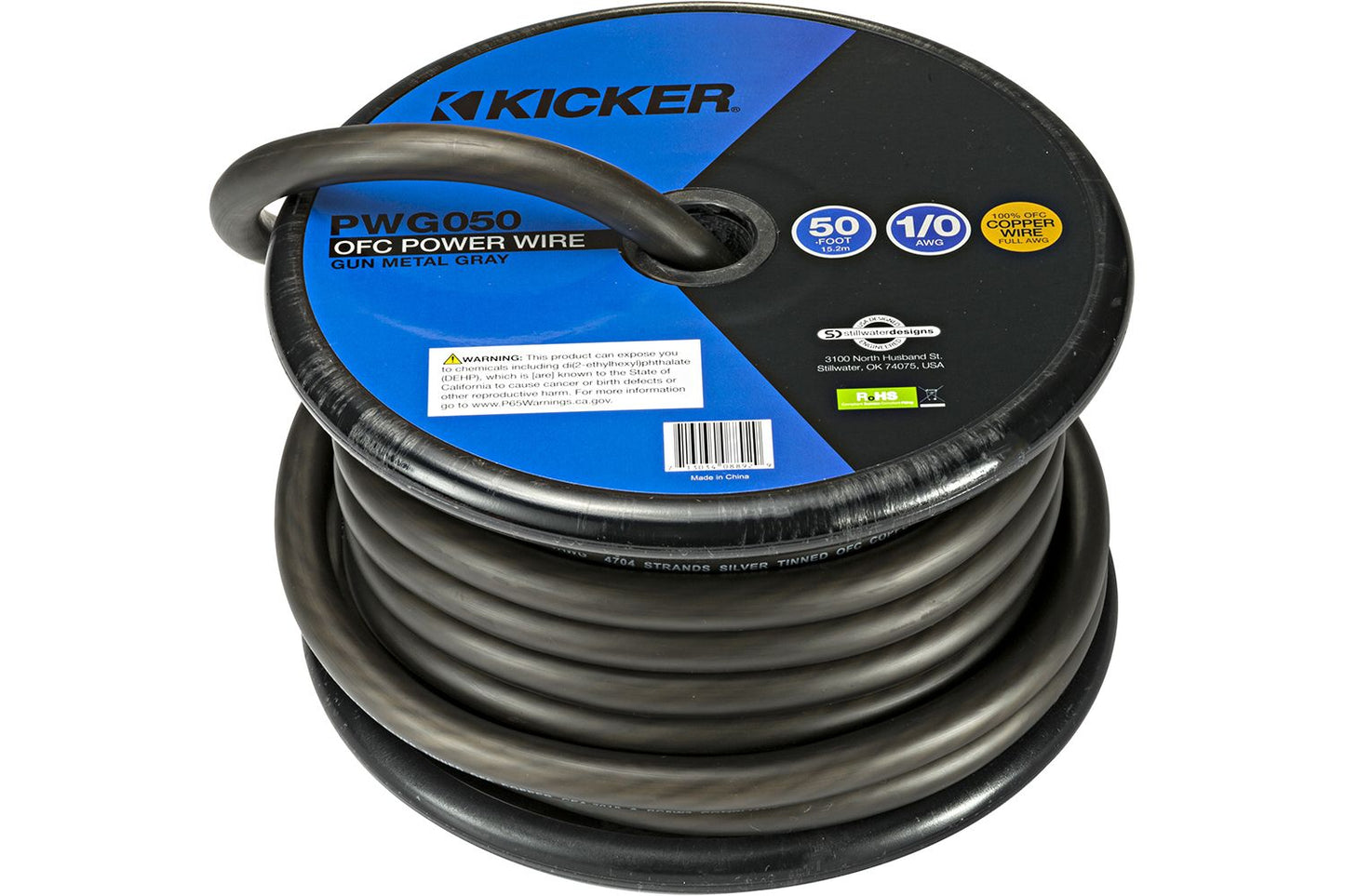Kicker PWG0500 50ft 1/0AWG Power Cable