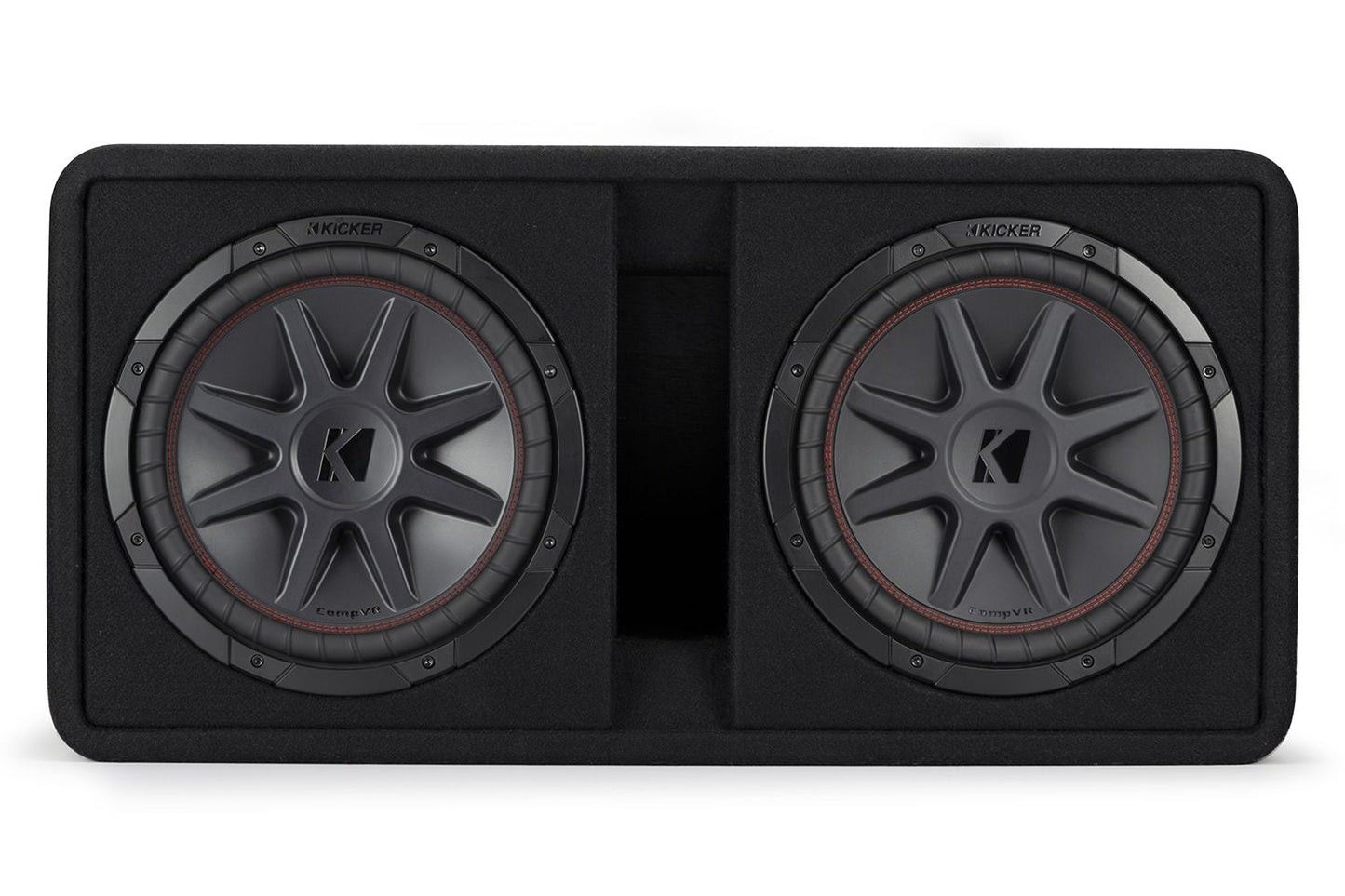Kicker 52DCVR122 Dual 12" CompVT 2 Ohm Enclosure