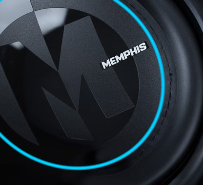 Memphis Audio PRXL10FT 10 Inch Tri-Flex Selectable Impedance RGB Subwoofer