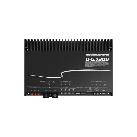 AudioControl D-6.1200 High-Power 6-Channel DSP Matrix Amplifier with AccuBASS