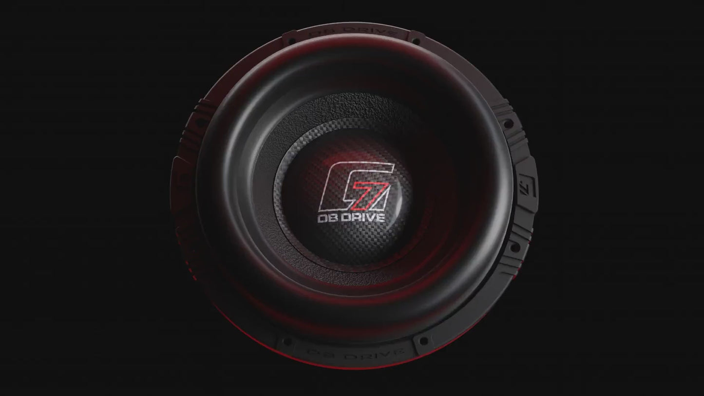 DB Drive G7 12.2 : 12 in. Dual 2-Ohm Subwoofer