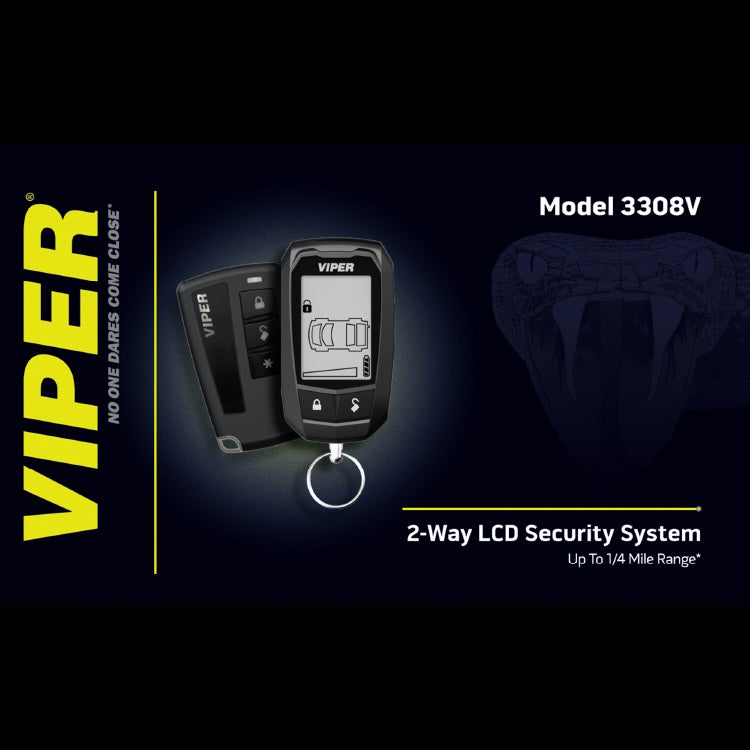 VIPER 3308V LCD 2-Way Security System