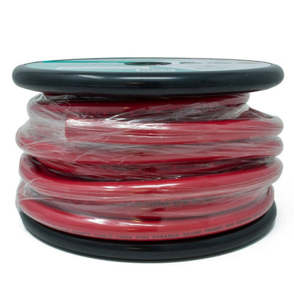 Kicker KMWPR050 Marine 1/0awg Power Wire, 50ft, Red (47KMWPR050)