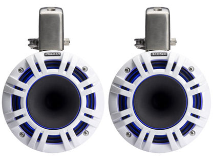 Kicker KMTCXL65W White HLCD Tower System (51KMTCXL65W)