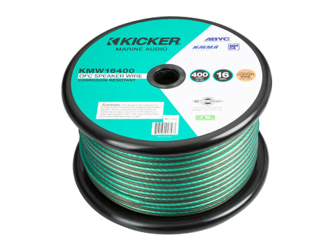 Kicker KMW16400 400ft. 16 Gauge Marine Speaker Wire (47KMW16400)