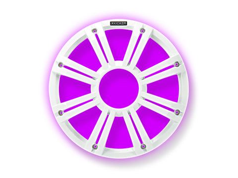 Kicker 45KMG10W 10" Grille LEDs White