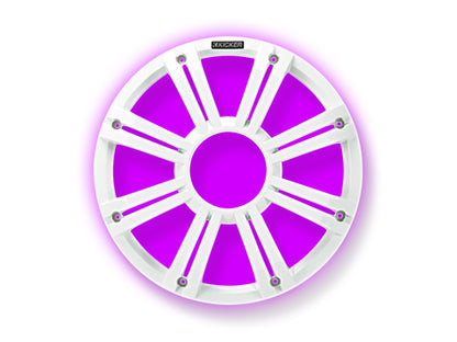 Kicker 45KMG10W 10" Grille LEDs White