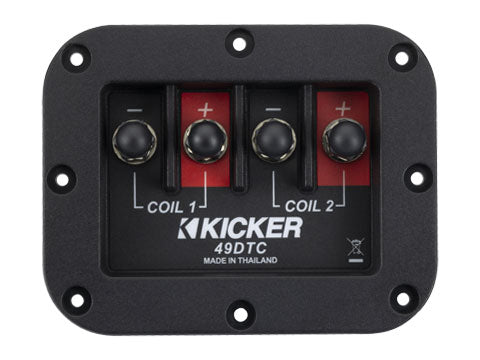 Kicker DTC Dual Terminal Cup High Current for Subwoofer Enclosures 49DTC