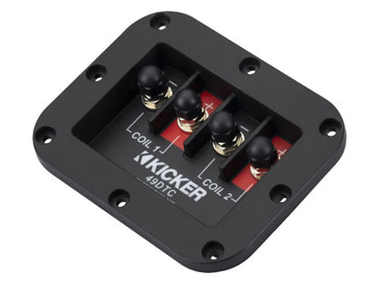 Kicker DTC Dual Terminal Cup High Current for Subwoofer Enclosures 49DTC