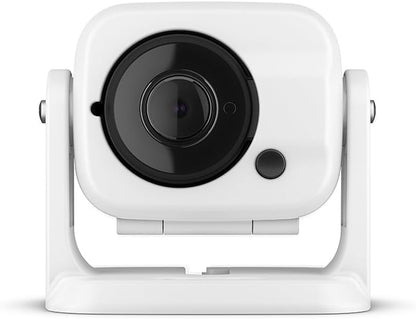 White turret camera with base