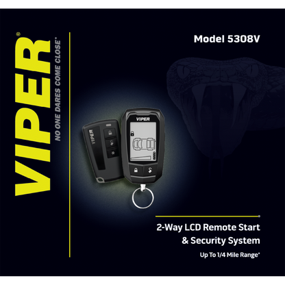 VIPER 5308V Enhanced LCD 2-Way Security and Remote Start System