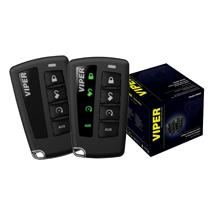VIPER 5808V LED 2-Way Security + Remote Start System