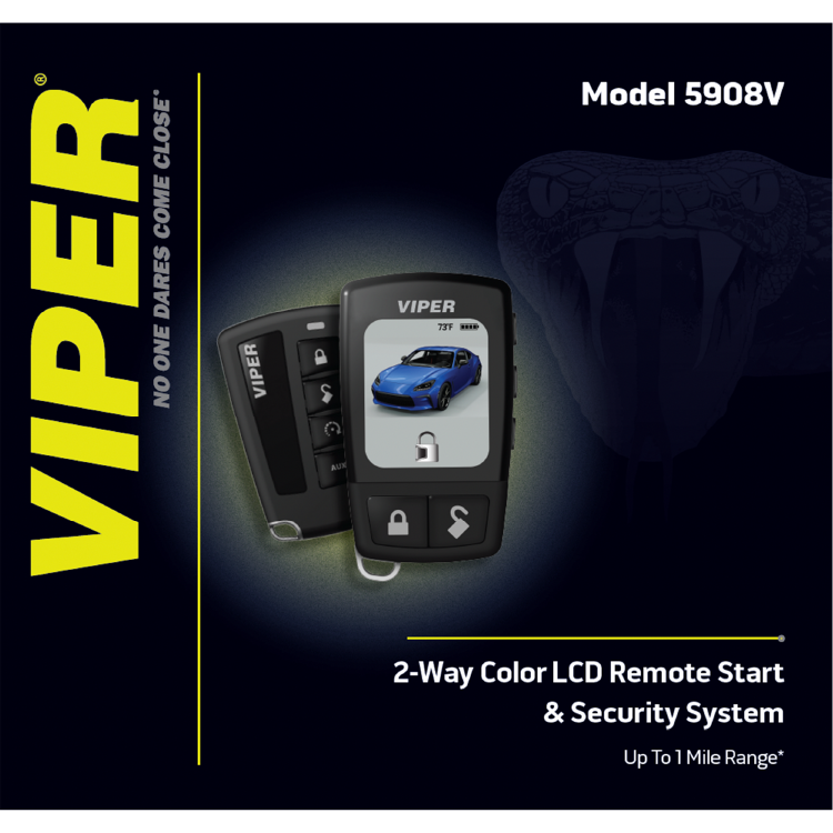 VIPER 5908V LCD 2-Way Security + Remote Start System VIPER 5908V LCD 2-Way Security + Remote Start System