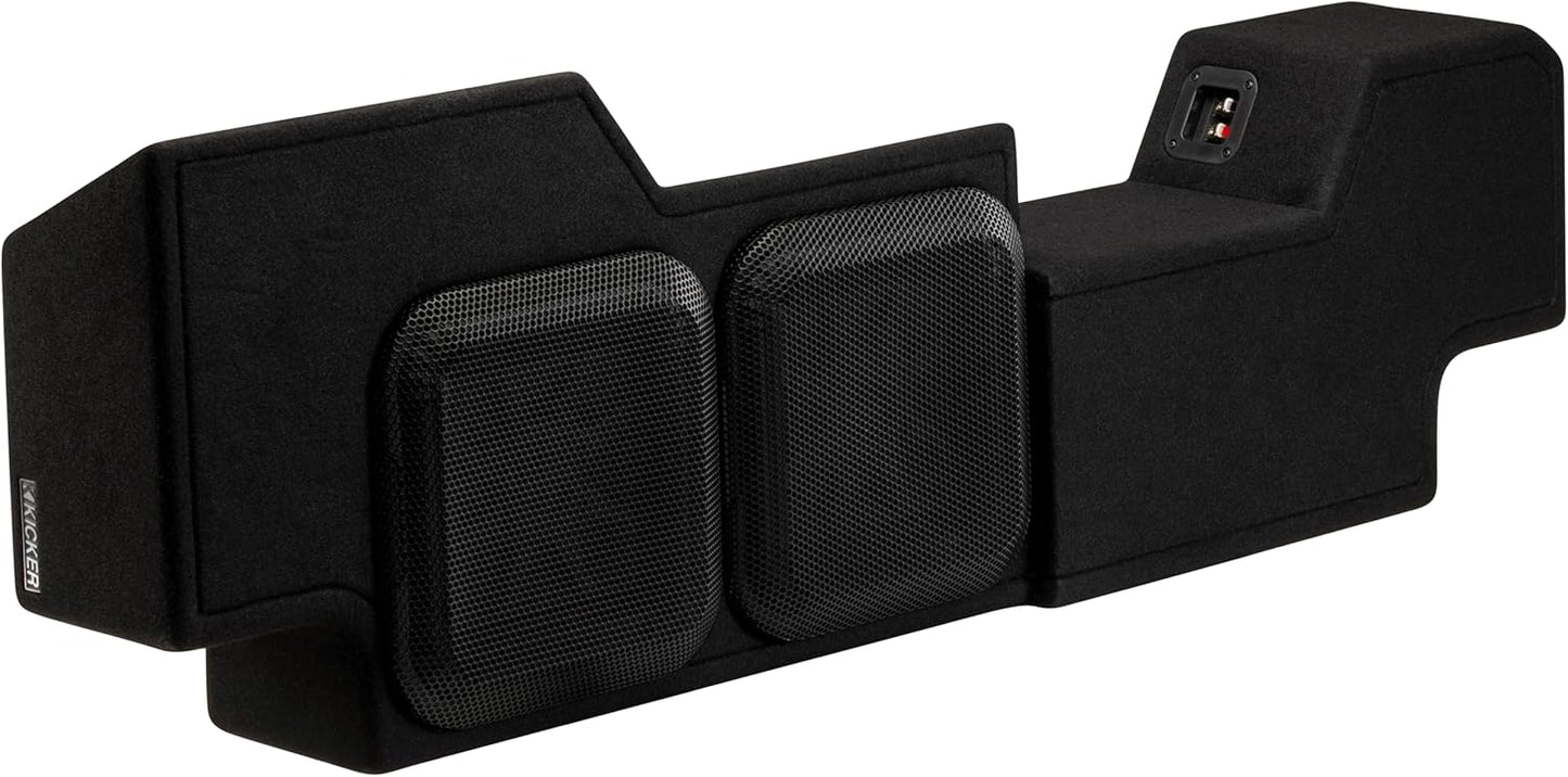 Kicker 51K5RDL7T102 Loaded Dual 10" Sealed Truck Enclosure