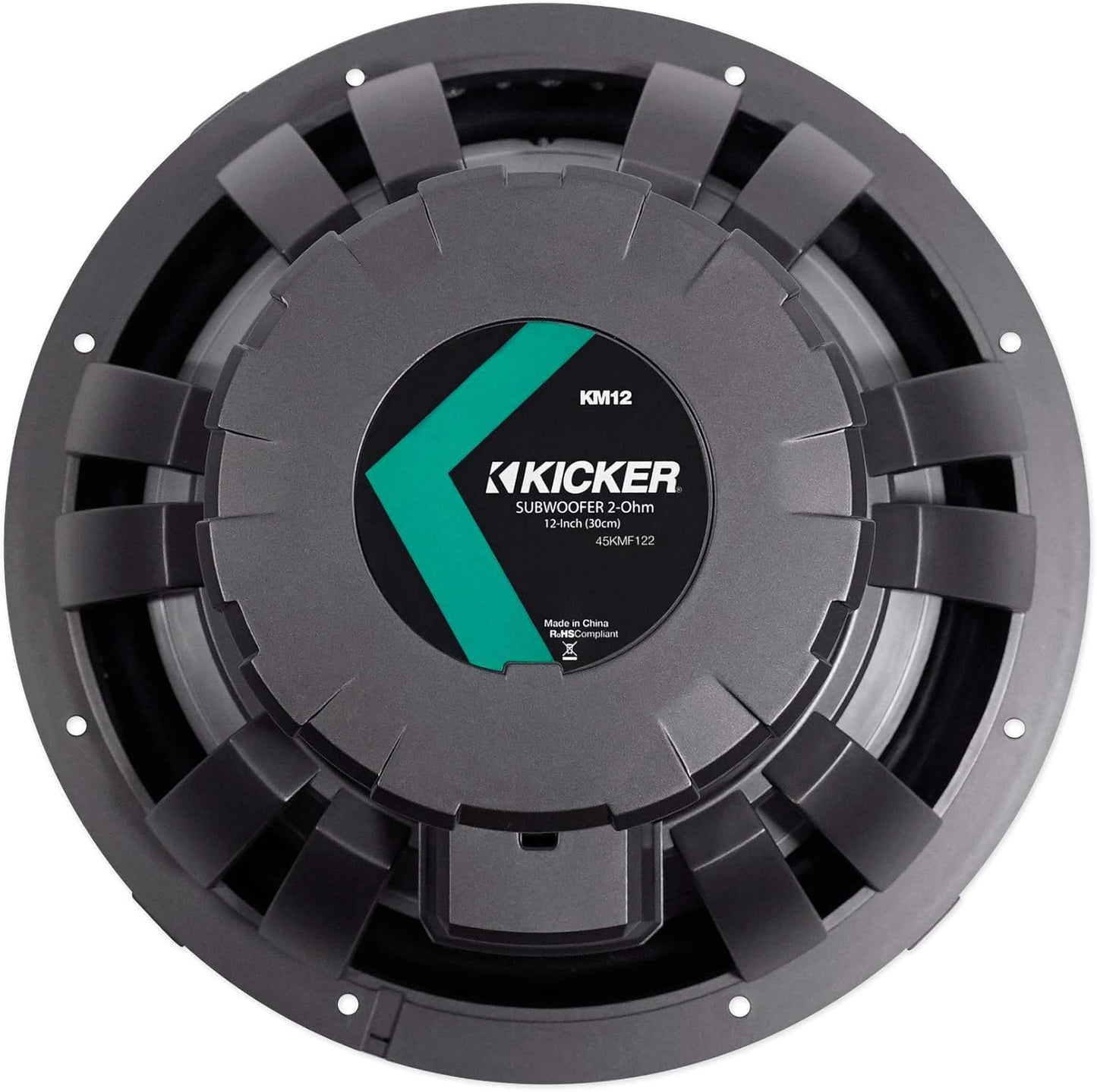 Kicker 45KMF102 10" 2 Ohm Freeair Marine Subwoofer