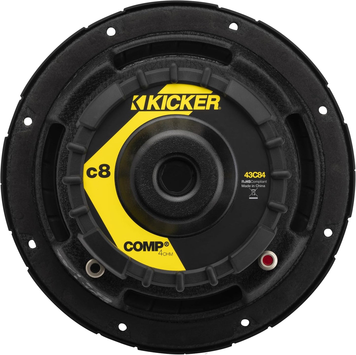 Kicker 43C84 8" Comp 4 Ohm SVC