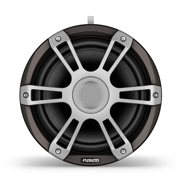 Fusion Signature Series 3i 8.8" CRGBW Sports Black Marine Wake Tower Speakers (Pair), 010-02773-51