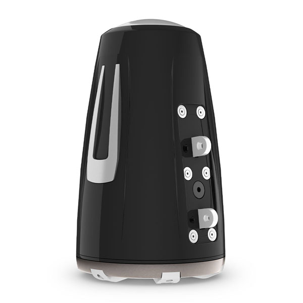 Fusion Signature Series 3i 8.8" CRGBW Sports Black Marine Wake Tower Speakers (Pair), 010-02773-51