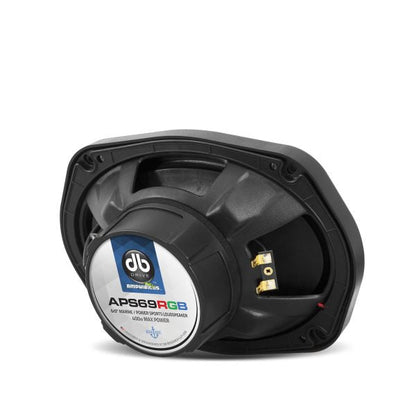 DB Drive APS69RGB : 6X9 in. Marine Loudspeakers W/RGB Accent Lighting (Black)