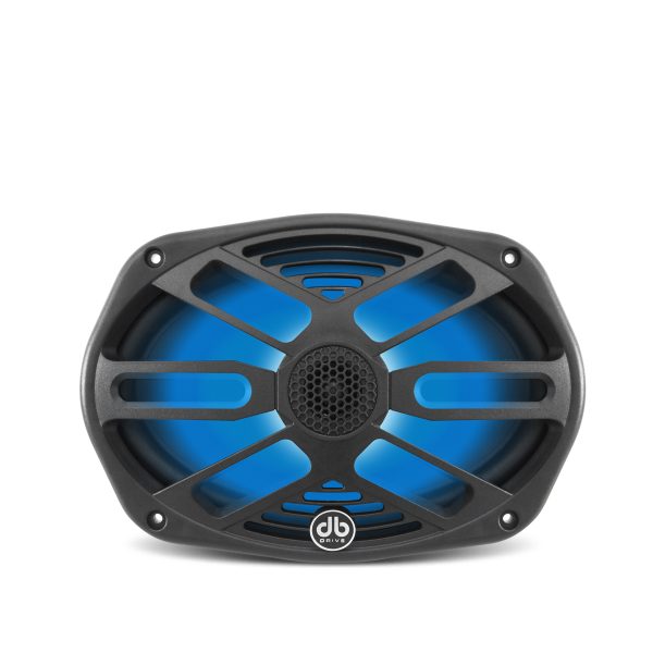 DB Drive APS69RGB : 6X9 in. Marine Loudspeakers W/RGB Accent Lighting (Black)