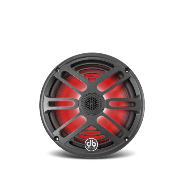 DB Drive APS8RGB : 8 in. 2-Way Marine Loudspeakers W/RGB Accent Lighting (Black)