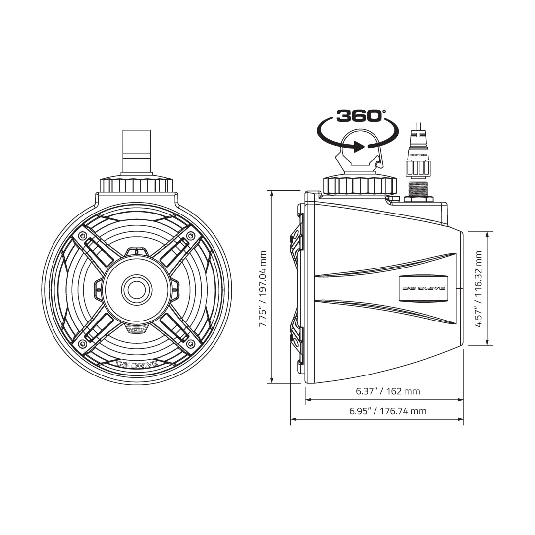 DB Drive APT65MOTO-G2 : 6.5 in. WDX MOTO Tower Loudspeakers