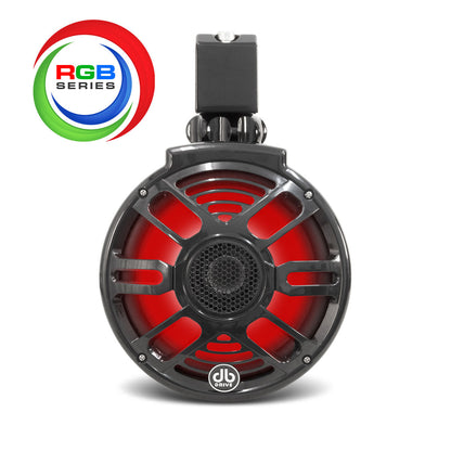 DB Drive APT8RGB-XB : 8 in. Tower loudspeakers W/RGB Accent Lighting -(Black)