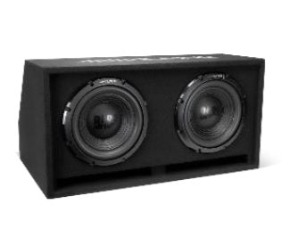 Alpine W-DV10V 10 inch Dual Vented Enclosed Subwoofers