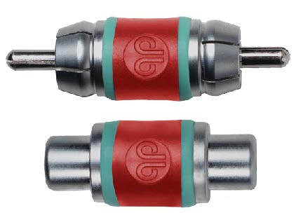 MKMM104 : Marine plastic grip gold male to male barrel connector