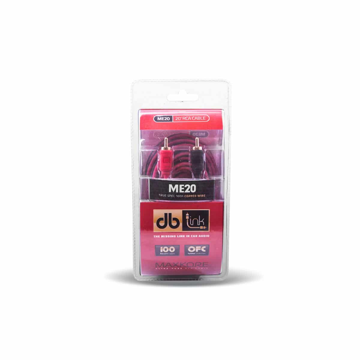DB Drive ME20 : Maxkore E Series 20 ft. RCA Cable