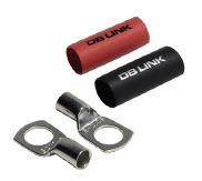 MKMRT8 : 8 Ga.Tinned Terminal with 4/blister+giftbox with 2RED/2BLACK heat shrink 5/16"