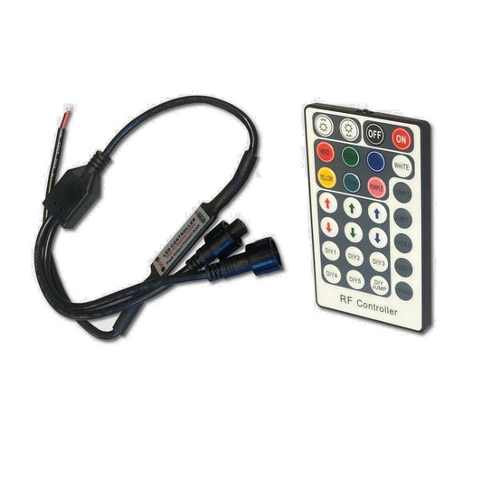 DB Drive RGBC-2RF : Dual Output RGB Controller W/ 28 Key Rf Wireless Remote Control