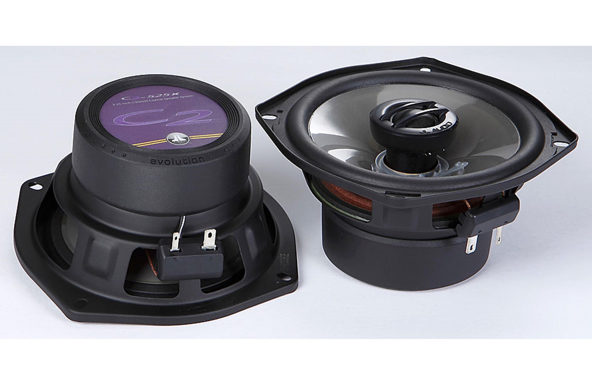 Two car speakers