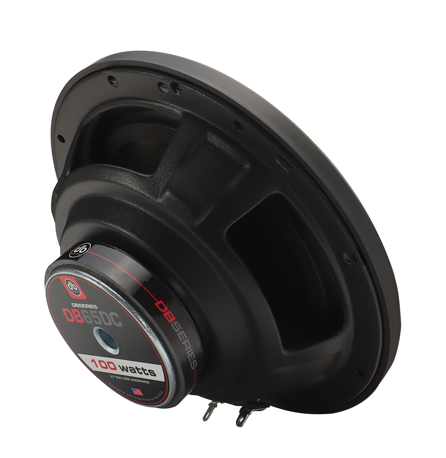 DB Drive DB65DC 6.5-inch Dual Cone Car Audio Speaker Pair with Grills
