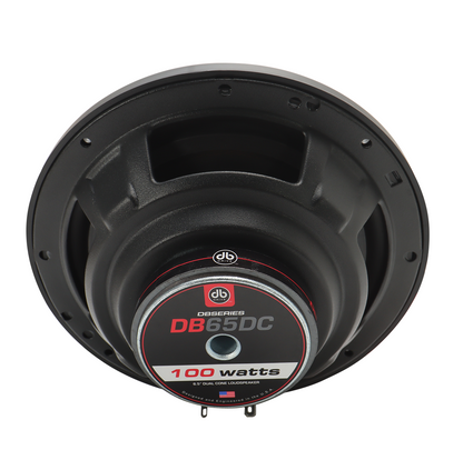 DB Drive DB65DC 6.5-inch Dual Cone Car Audio Speaker Pair with Grills