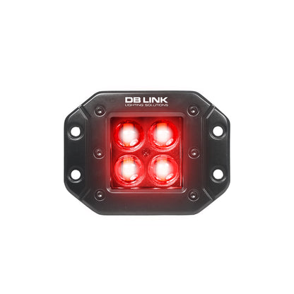 DB Drive DBFM4K-BL : 4/5 Watt Led Flush Mount Reverse Lights With Brake Light Function